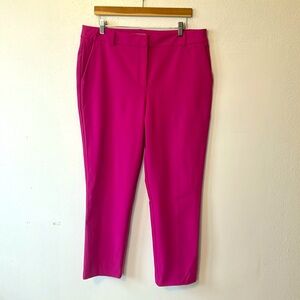 Straight Leg High-Rise Ankle Pants size 14 xL extra large stretch trousers